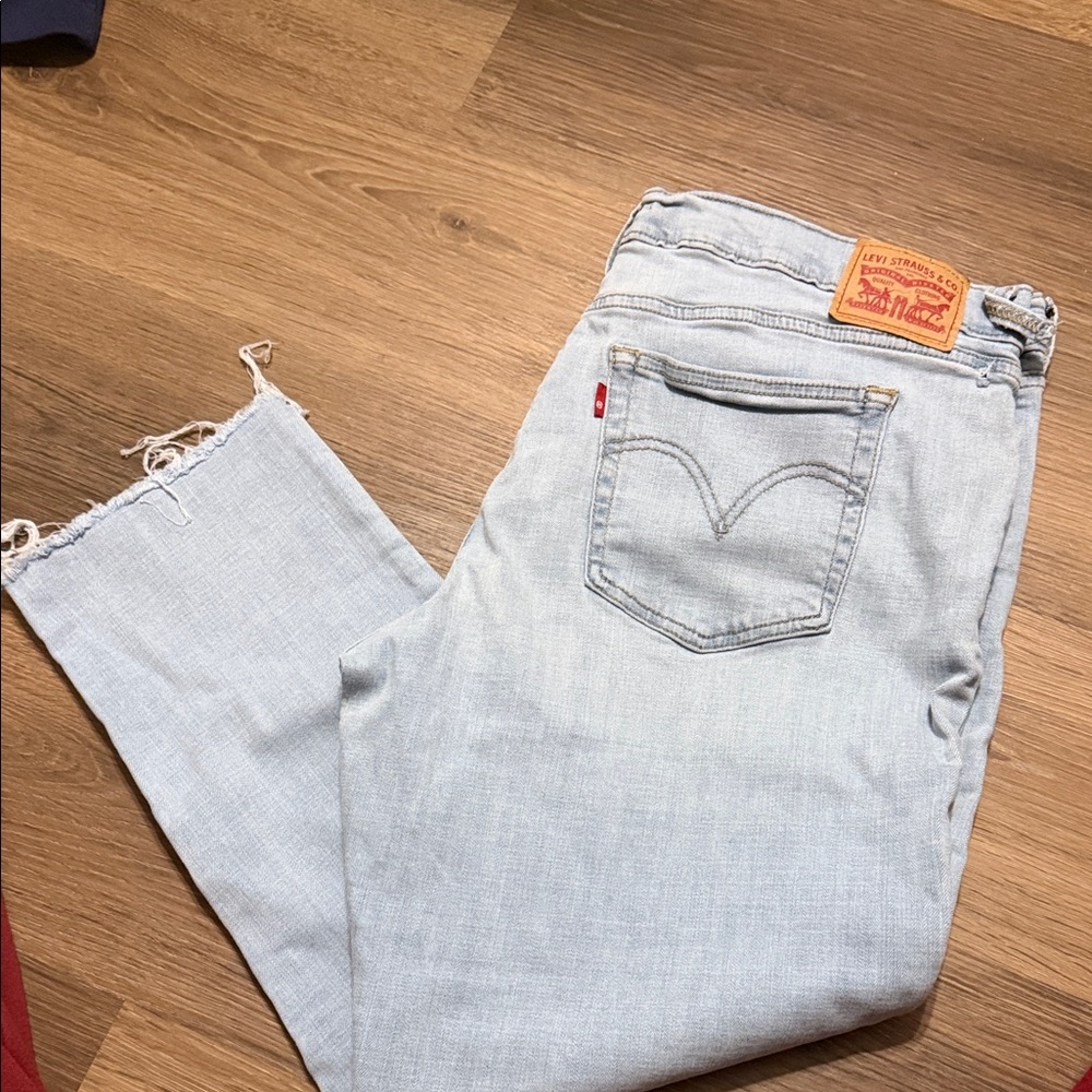Levi's Faded Denim Jeans